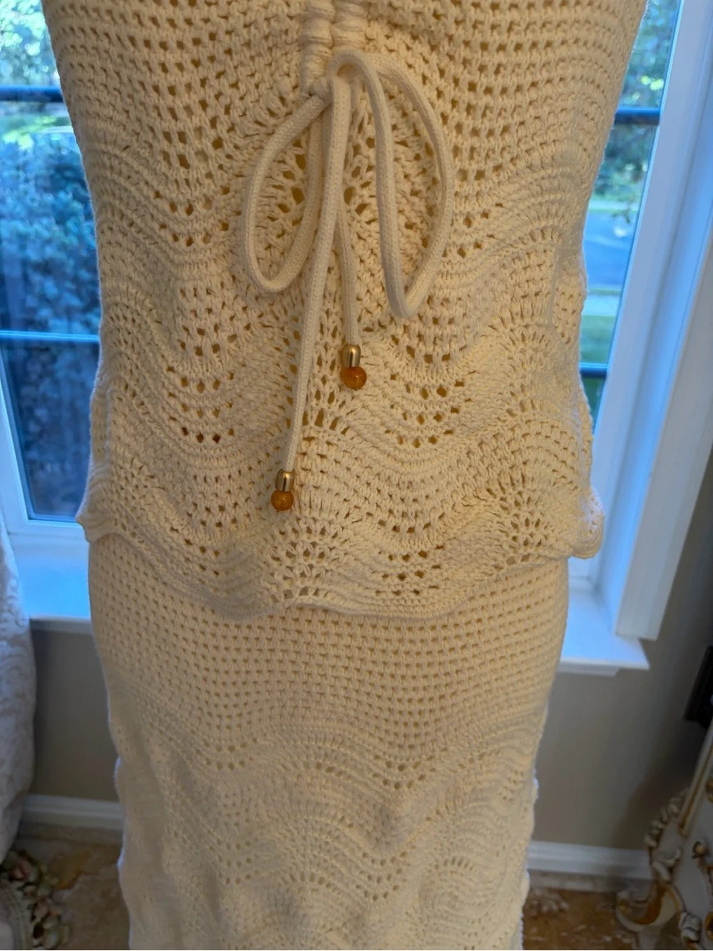 RACHEL ZOE  EYELET KNIT OUTFIT NWT L - Picture 6 of 8